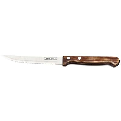Faca Churrasco Inox 5 Polywood Castanho Tramontina