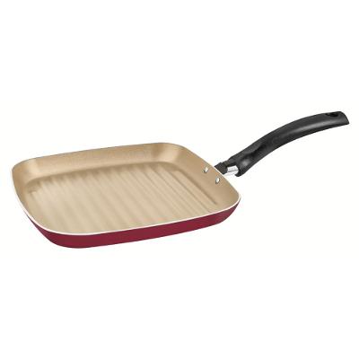 Bistequeira Alumínio 24cm Turim Vermelho Tramontina