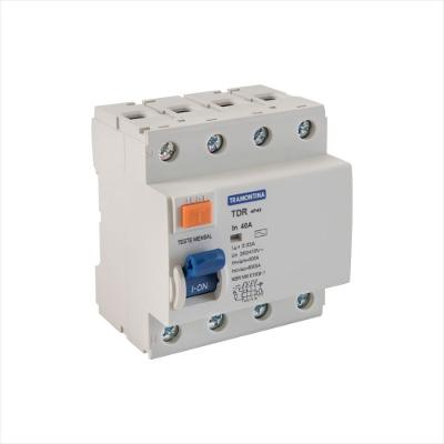 Interruptor TDR-40 4P 40 A 30 mA 6 KA Tramontina