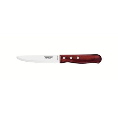 Faca Churrasco Jumbo Inox 5 Polywood Vermelho Tramontina
