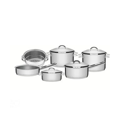 Jogo de Panelas Aço Inox Solar 6 Peças Tramontina