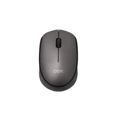 Mouse Wireless com 3 Botões Ms409 Cinza e Preto