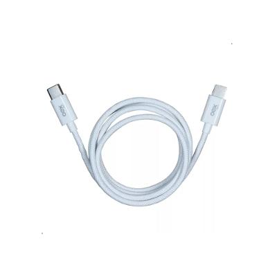 Cabo Duo Conexão Type C/Type C Branco OEX