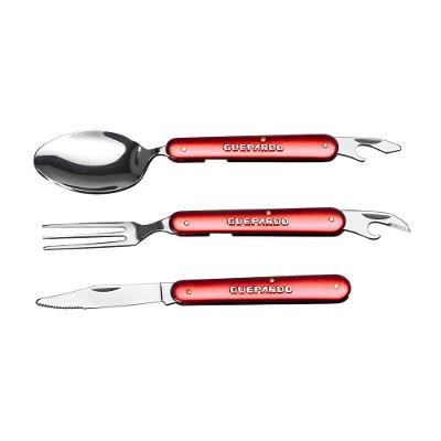 Conjunto Talheres Prático Trekker Guepardo