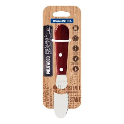 Espátula  Manteiga Inox 3 Polywood Vermelho Tramontina