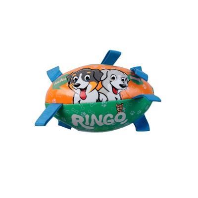 Brinquedo Pet Bola de Rugby 10cm Ringo