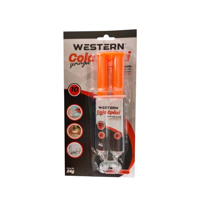 Cola Epóxi Seringa 24 Gramas Western