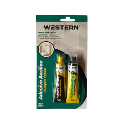 Adesivo Acrílico Seca Rápido 20 Gramas Western
