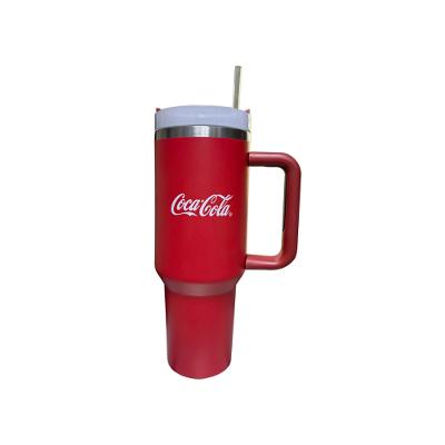 Copo Térmico com Alça Coca-Cola Vermelho 1,2 litros