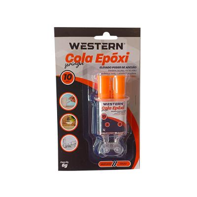 Cola Epóxi Seringa 6 Gramas Western