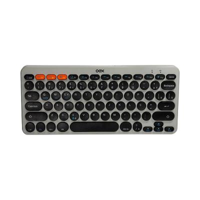 Teclado Retro Plus Cinza OEX
