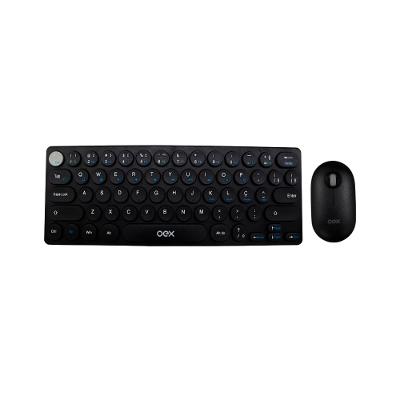 Combo Teclado E Mouse Retro Preto OEX