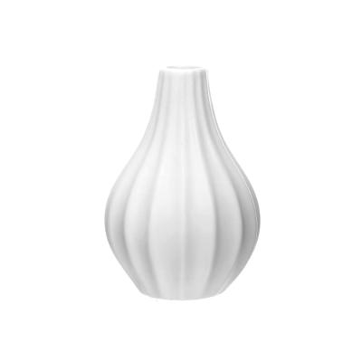 Vaso de Cerâmica Jasmin Branco 12 cm