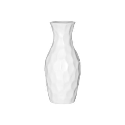 Vaso de Cerâmica Lírio Branco 17,5 cm