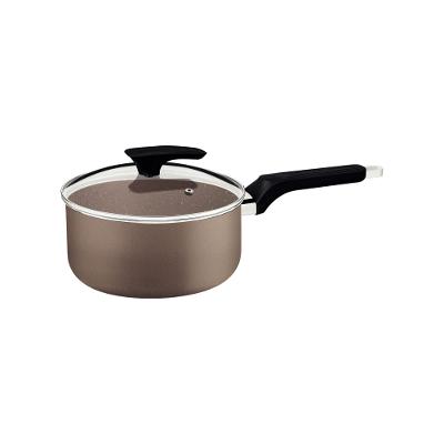 Panela Milazzo Starflon Max Alumínio Amêndoa 16cm