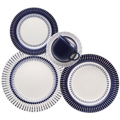 Aparelho de Jantar e Chá 20 Pçs Biona Donna Colb