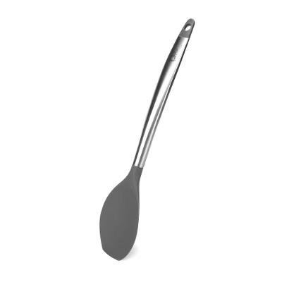 Colher De Silicone Reta 33,5 Cm Cool Grey - Oxford