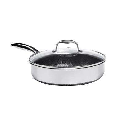 Frigideira reta em aço Inox 28 cm Oxford Hive