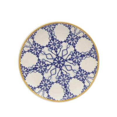 Jogo 6 Pratos Sobremesa 20Cm Oxford Unni Azulejo Português