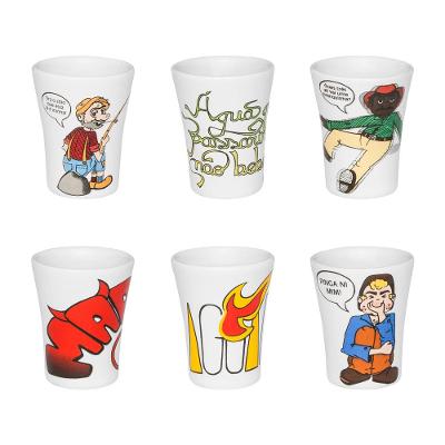 Jogo de 6 Copos 60ml Cachaça Oxford
