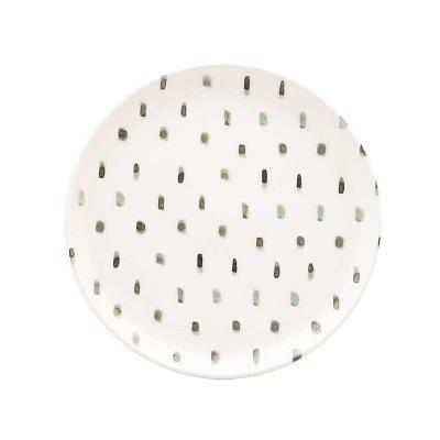 Jogo de 6 Pratos Sobremesa 20 Cm Oxford Flat Samambaia