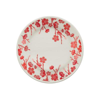 Jogo de 6 Pratos Sobremesa 18cm Biona Donna Jardim Oriental