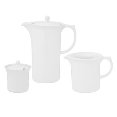 Jogo de Café 3 Peças Oxford Flamingo White