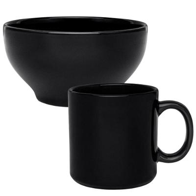 Jogo Lanche de 2 Peças Biona Donna Preto