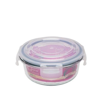 Pote Hermético De Vidro Redondo 400 ML - Oxford