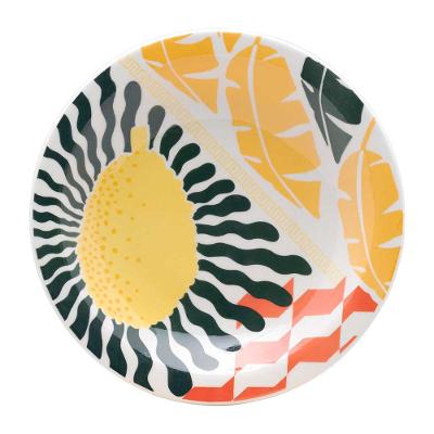 Prato Fundo 23 Cm Oxford Floreal Salada Tropical