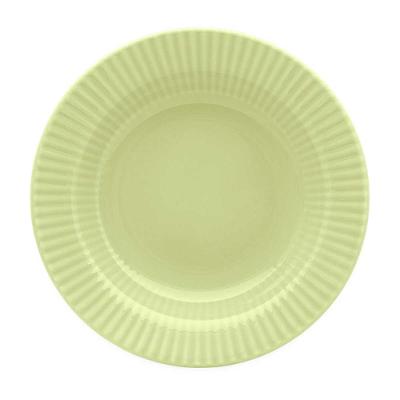 Prato Fundo 21,5 Cm Canelé Verde