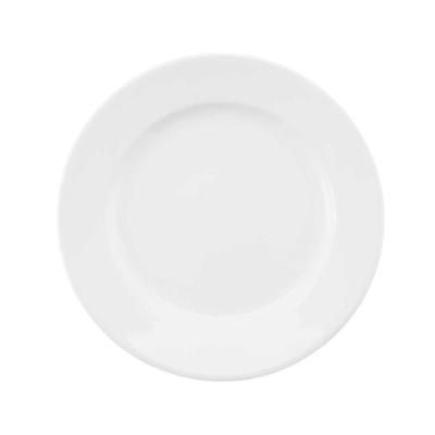 Prato Raso 24 Cm Oxford Com Aba Branco