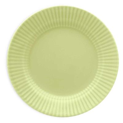 Prato Raso 24 Cm Canelé Verde