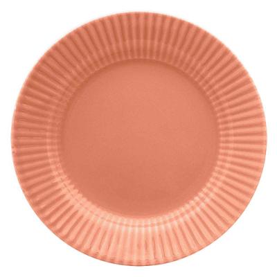 Prato Raso 24 Cm Canelé Salmão