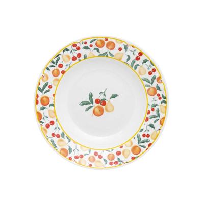 Prato Fundo 23,5 Cm Oxford Flamingo Fruits