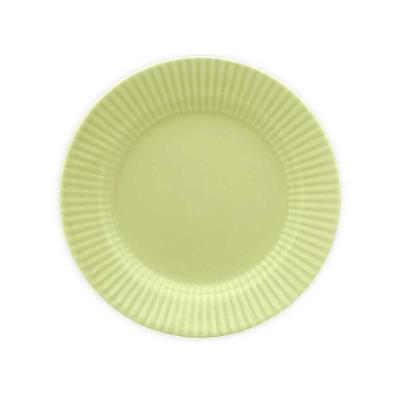 Prato Sobremesa 18 Cm Canelé Verde