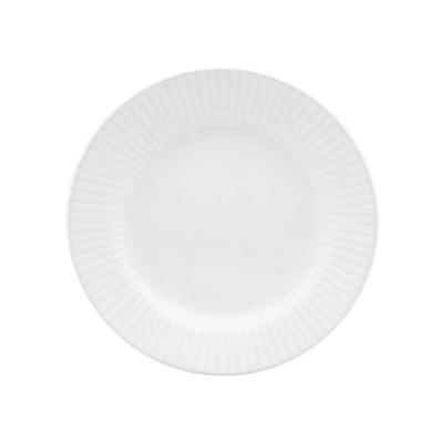 Prato Sobremesa 18 Cm Canelé Branco
