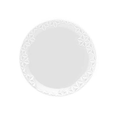 Prato Sobremesa 21 Cm Oxford Mia White
