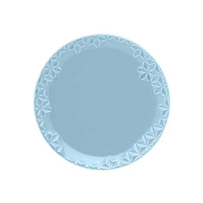 Prato Sobremesa 21 Cm Oxford Mia Celeste