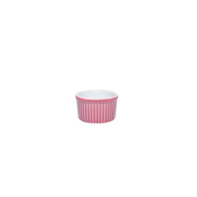 Tigela Ramequin 50 Ml Oxford Branco/Rosa