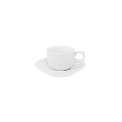 Xícara Pequena 100ml Com Pires Oxford Flamingo White