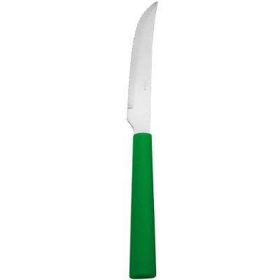 Jogo De 6 Facas De Carne Verde Limão