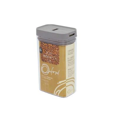 Pote Hermético De Acrílico Retangular 1,2L Oxford Grey