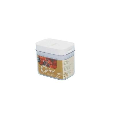 Pote Hermético De Acrílico Retangular 500 Ml Oxford White