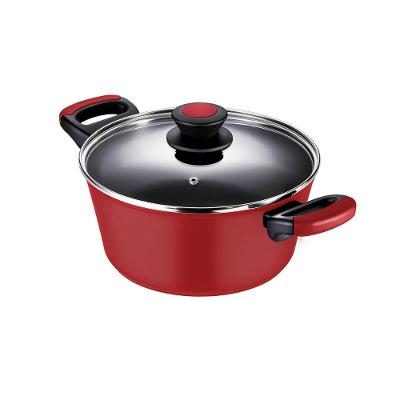 Caçarola Antiaderente para Indução 24 Cm Everyday Vermelha