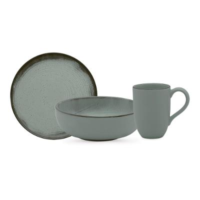Jogo Lanche 3 Peças Oxford Flat Pacífico