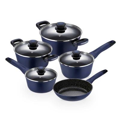 Jogo de Panelas para Indução 5 peças Everyday Azul