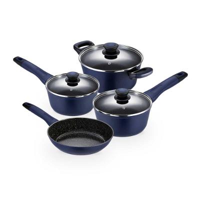 Jogo de Panelas para Indução 4 peças Everyday Azul