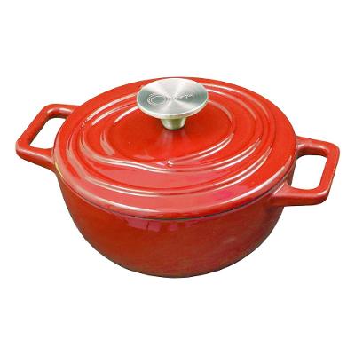 Caçarola de Ferro Fundido Esmaltado 24 cm Aroma Vermelho