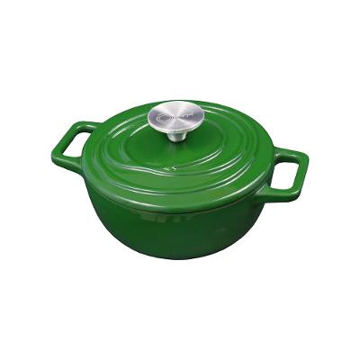 Caçarola de Ferro Fundido Esmaltado 18 cm Oxford Aroma Verde